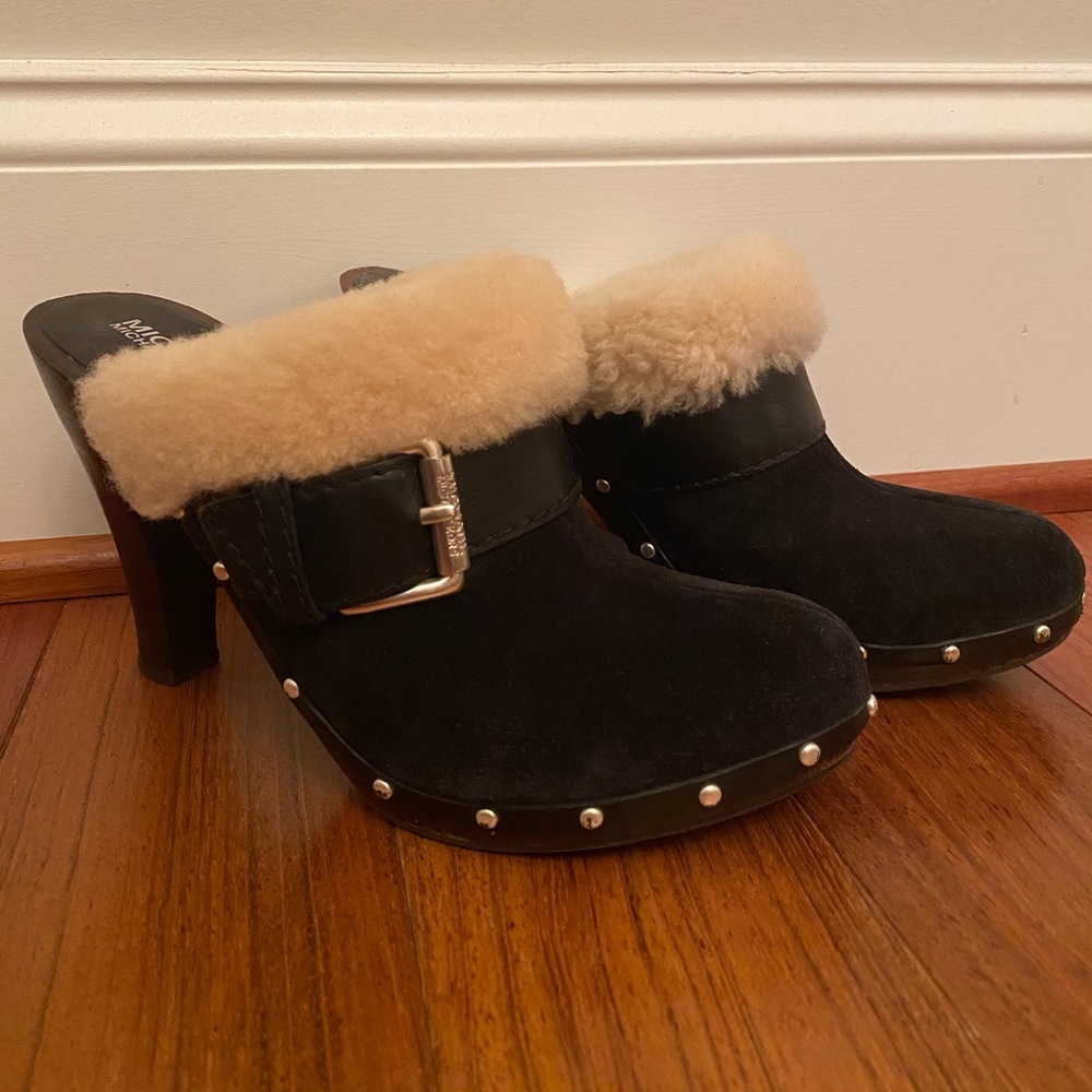 Michael Kors Black Suede Heel